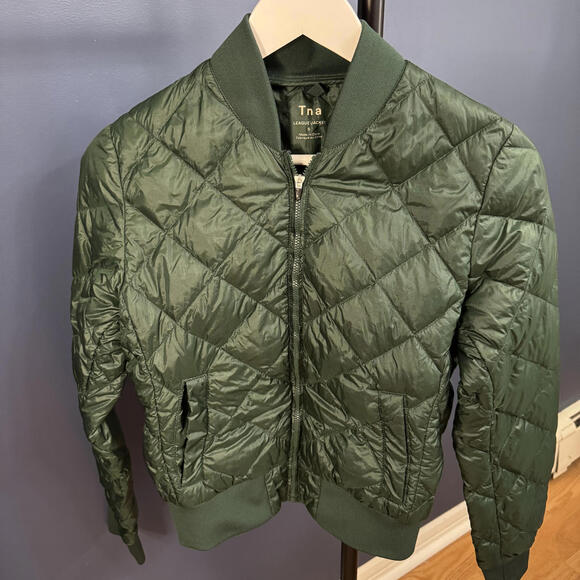 TNA Jackets & Blazers - TNA League Jacket, Forest Green, Womens Small